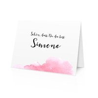 "Platzkarten 50 StüCk \"Aquarell Hochzeit\", Hochzeit Tischdeko, Tischkarten"