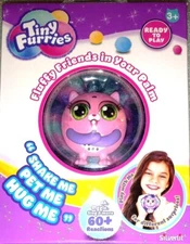 Tiny Furries Fluffy Friends with 60+ Reactions Giggle Sing Blink Peanut, New