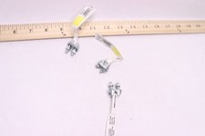 (3-Pk) National Hardware Wire Cable Clamp Zinc Plated Malleable Iron 1/8"
