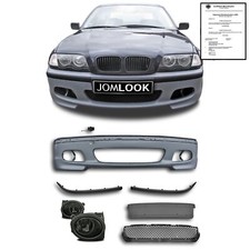 F�r BMW E46 nicht M3 M-Paket Front Sto�stange Gitter Nebelscheinwerfer Schwarz