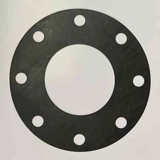 (10 Pack) 4 Inch Pipe Size Neoprene Flange Gaskets, Full Face,1/8 Thick 150#