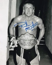 Ricky Morton Signed 8x10 NWA Pro Wrestling Photo WCW Wrestler WWE Champion