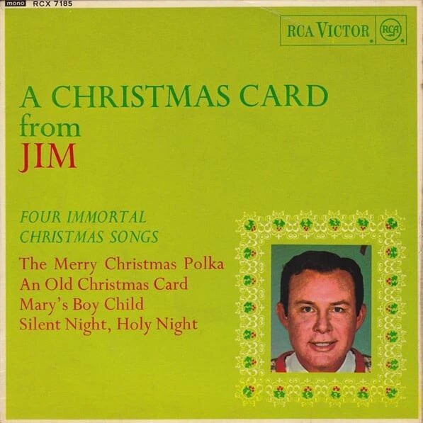 Jim Reeves A Christmas Card From Jim Vinyl eBay