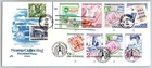 #2198-2101 Stamp Collecting Bklt FDC Combo w/Sweden Stamps Artcraft Cachet