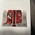 2005 Upper Deck Dual Michael Jordan LeBron James LJMJ9 Basketball Card