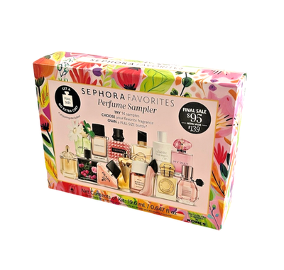 SEPHORA FAVORITES 14pc Perfume Sampler Discovery Gift Set NO