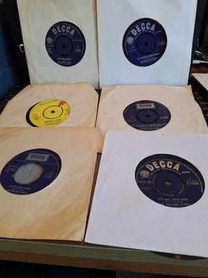 ROLLING STONES 6 HITS VINYL JOBLOT little red rooster get off my cloud over now