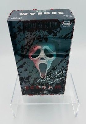 Funko Scream Board Game Signed by Voice of GHOST FACE Roger L Jackson RARE 200
