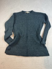 LOFT Women s Small Sweater Deep Teal Pullover Long Sleeve Merino Wool Blend