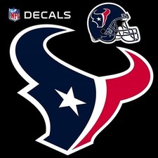 Houston Texans 8 Inch Decal Sticker, Primary Logo Design, Vinyl Die Cut, Auto...