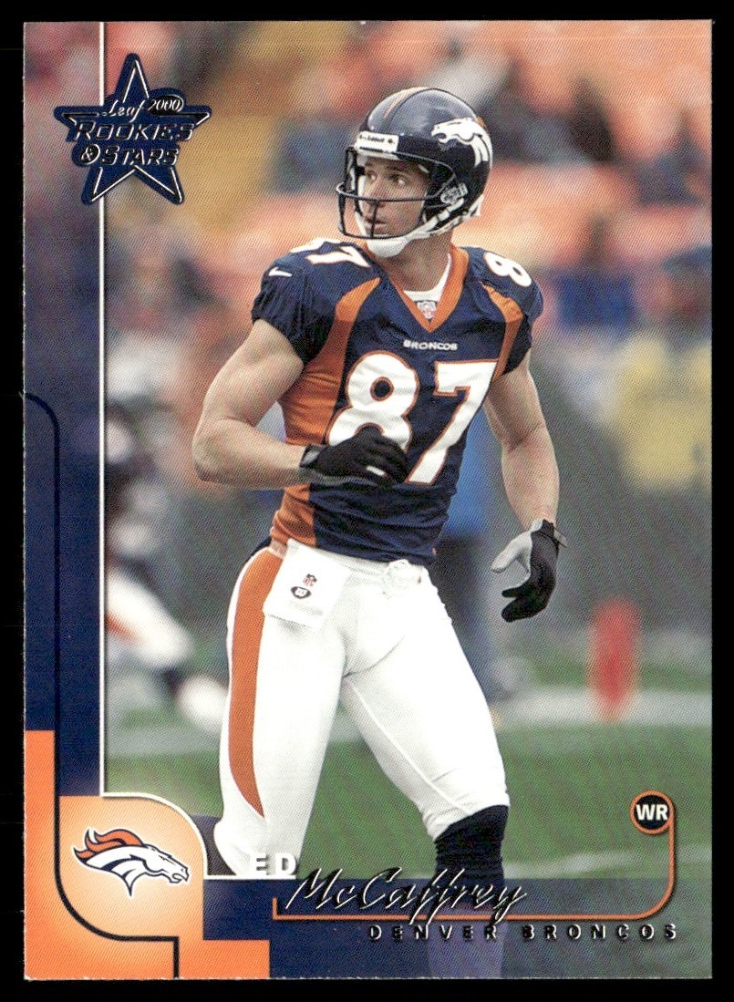 2000 Leaf Rookies & Stars Ed McCaffrey Denver Broncos #31