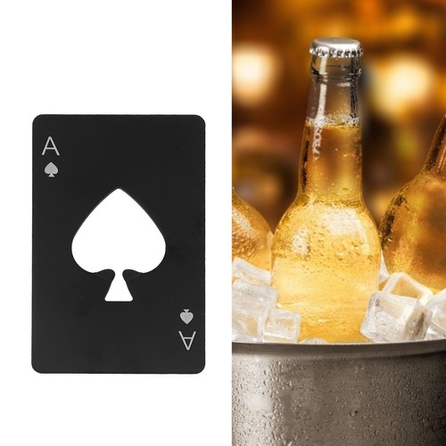 (Black)Credit Card Size Bottle Opener Beer Bottle Opener Stainless Steel ZZ - Picture 5 of 12