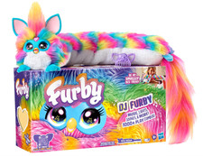 FURBY DJ Interactive Toy Neon Star, Music Lights, 32", Ages 6 , Amazon Exclusi