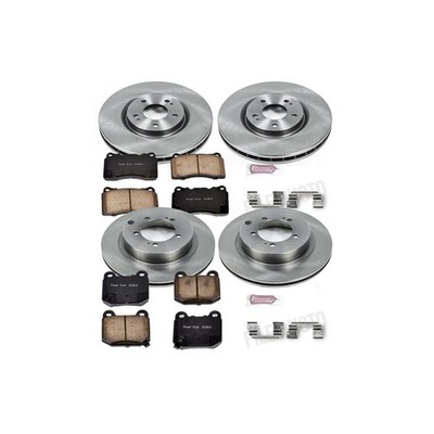 PowerStop Disc Brake Kit - Front and Rear - Fits Mitsubishi Lancer 2003-2006 OE