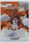 2025 Topps Chrome SKY-Write Signatures Orange Refractor 25/25 Ayo Dosunmu Auto