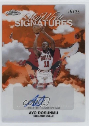 2025 Topps Chrome Ayo Dosunmu Sky Write Signatures (RAW)