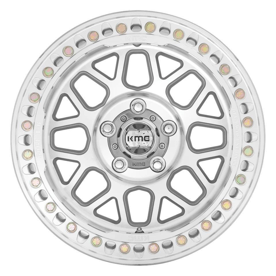 Rueda mecanizada KMC KM235 Grenade Crawl Beadlock 18x9 8x6,5 llanta elevada 18" -24 mm Foto 3 de 4