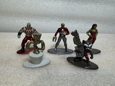 Marvel Nano Metalfigs 5pc  Starlord, Gamora, Rocket Raccoon, Drax & Groot
