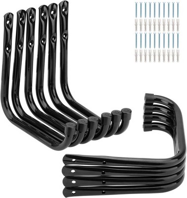 Garage Storage Hooks 10 Pack Heavy Duty Ladder Hooks 6.7inch/17cm Wall Mount Too