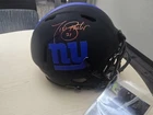 Tiki Barber NY Giants Authentic Autographed Full Size Helmet COA