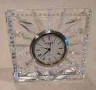 Vintage Waterford Small Desk Clock Ireland - New Battery