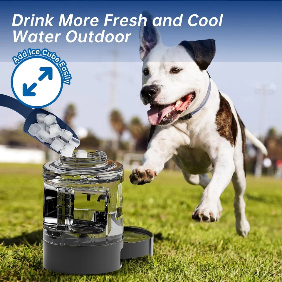 Portable Dog Water Bottle with Bowl  BPA-Free, Leak-Proof, 2-in-1 Design  - Image 3 of 4