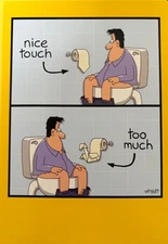 Leanin' Tree -  Happy Birthday Card - Toilet Humor - Dare to laugh Series