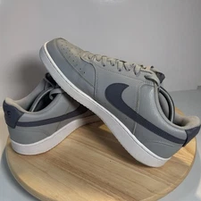 Size 10.5 - Nike Court Vision Low Wolf Grey Summit White Style: HV8139-002 80’s