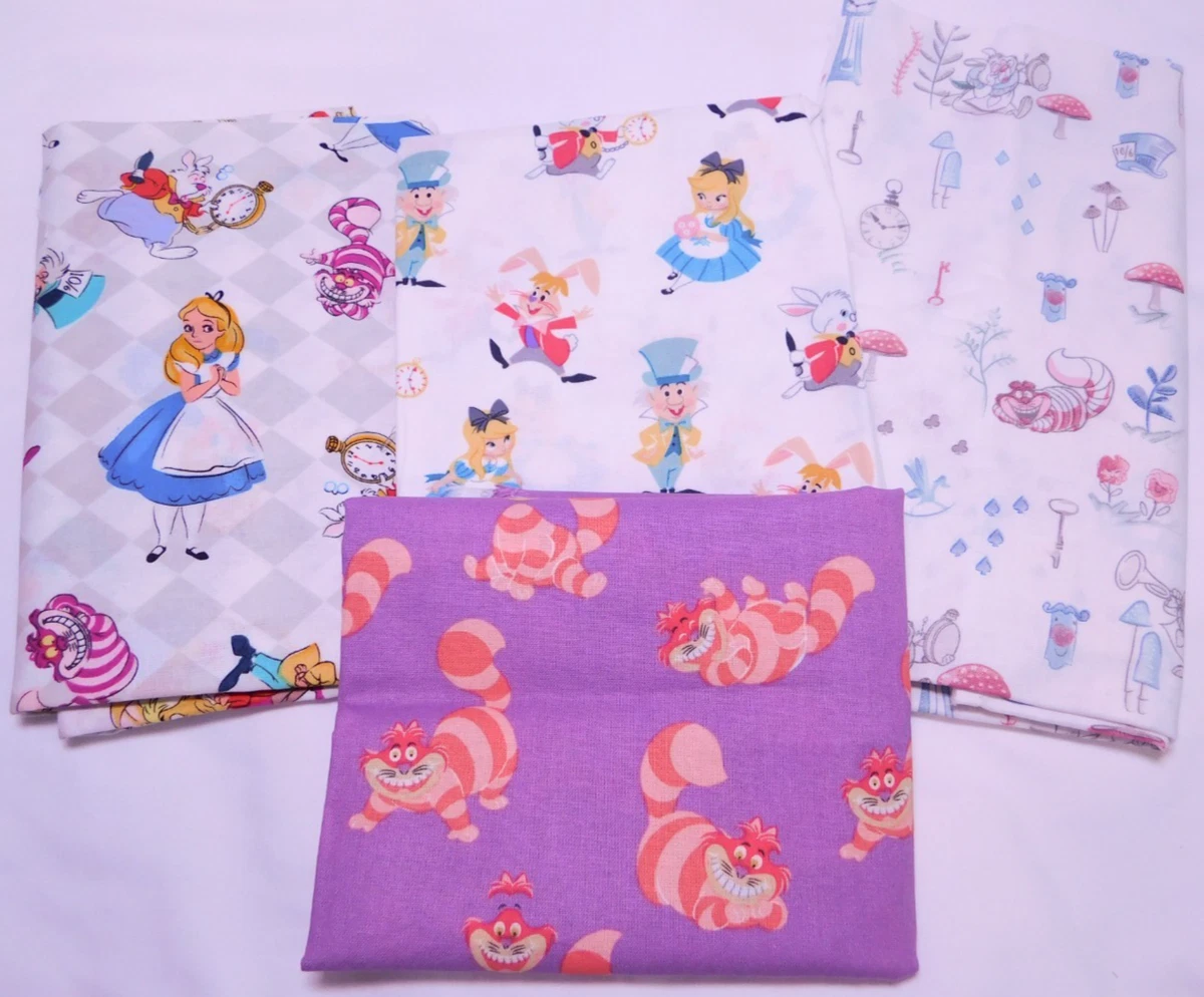 Tissu alice au pays des merveilles