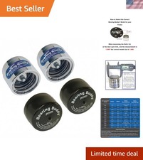 1980 - -Made Chrome Plated Wheel Bearing Protectors w/ 19B Bra - Trailer Hub ...
