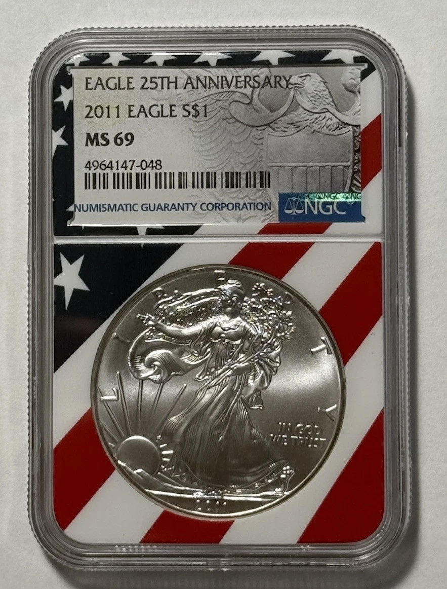 American Eagle MS 69 Graded 2011 Silver Bullion Coins for sale | eBay
