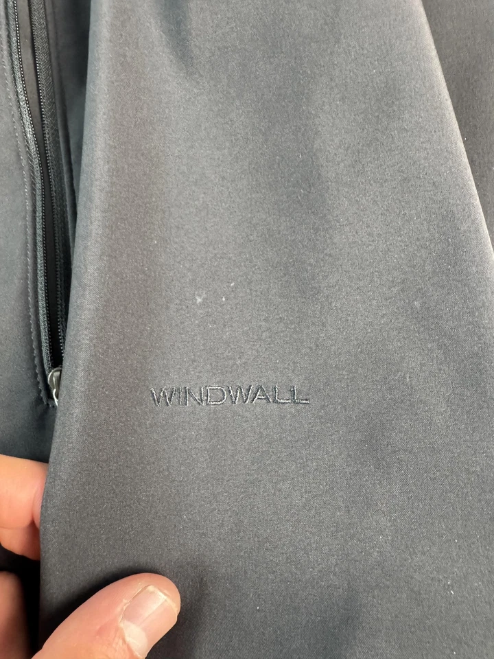 The North Face Jacket Mens XL Black WindWall Softshell Fleece Lined GBR Tech - Image 2 of 4