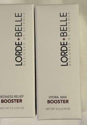 LORDE &BELLE DESIGNED BY SCIENCE HYDRA MAX BOOSTER | 0.10 OZ Bundle Of 2