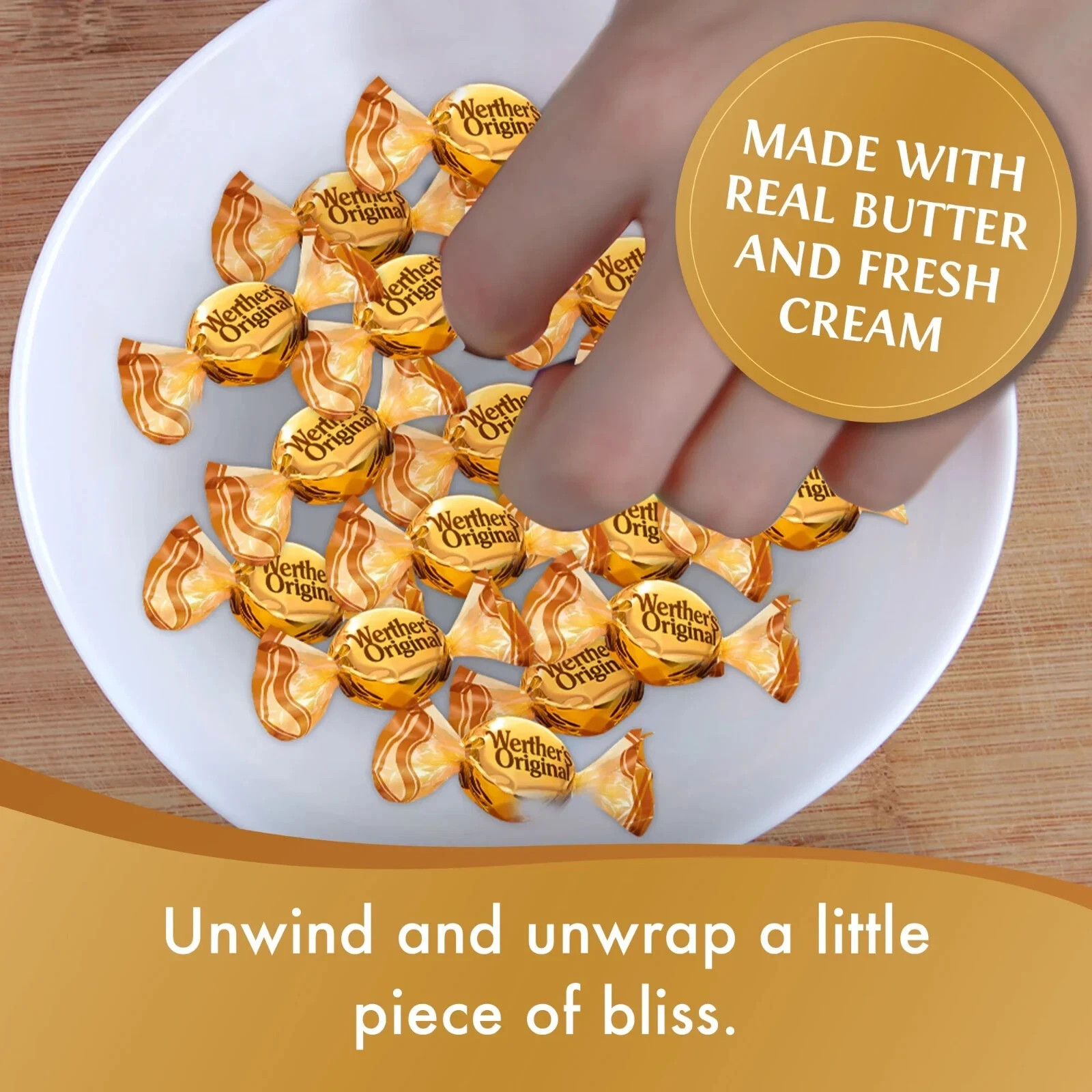 Werther's Original Creamy Caramel Filled Candy, 27 oz Free and fast shipping