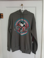 Snoopy Peanuts "Stay Cool" - Unisex Gray Hoodie - Men  s Small S - NWT Fleece