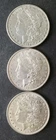 1884, 1890, and 1896 $1 Morgan Silver Dollars