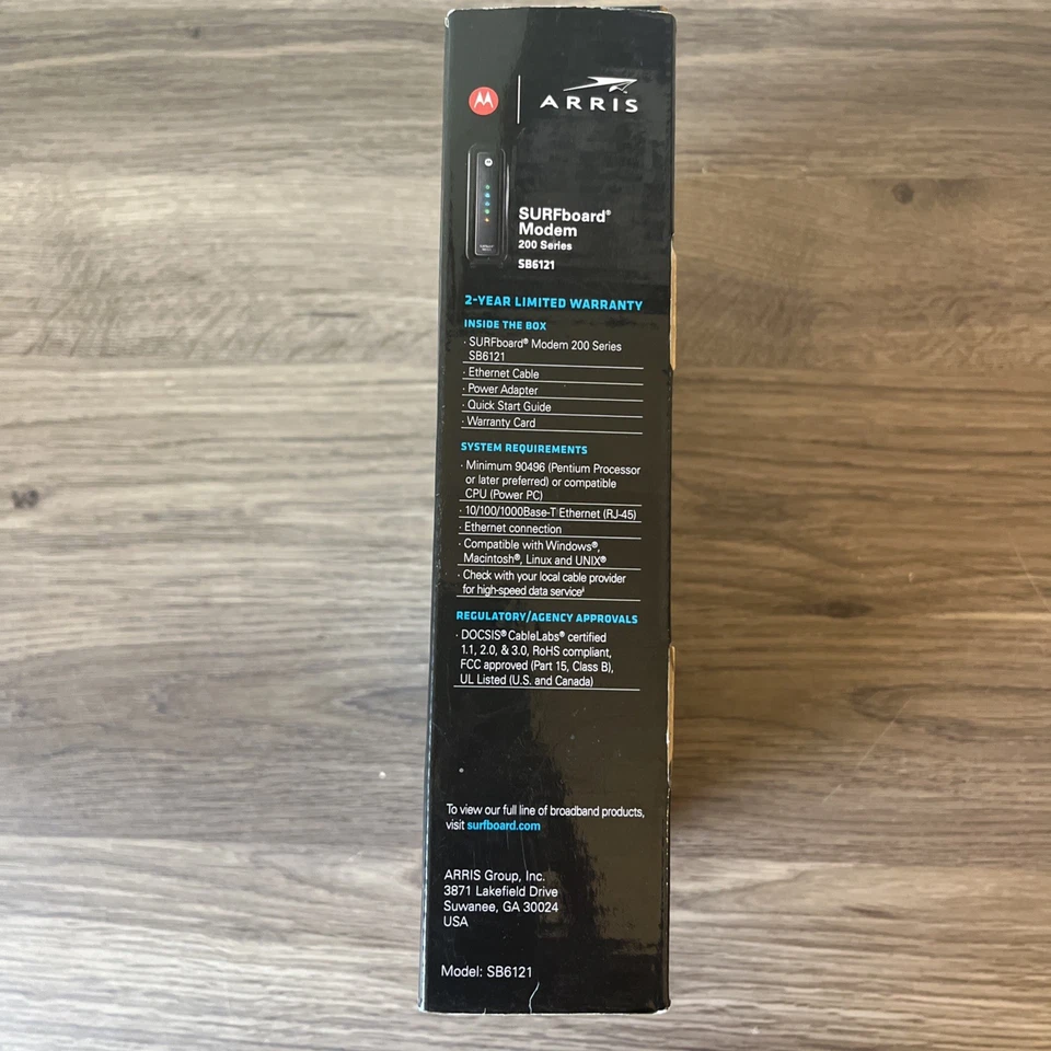 Motorola Arris SURFboard Modem 200 Series Model SB6121 - Image 4 of 4