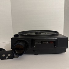 Vintage Kodak Carousel 750H 35mm Slide Projector Black with Remote Control
