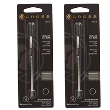 Cross New Arrivals Refills 6/Box Refill Black Ballpoint Pen M Medium Point 