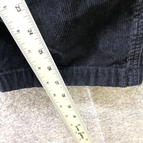 Gramicci Corduroy Cargo Pants Mens S 28/30 Black Elastic Waist Belted Gorpcore - Picture 11 of 11