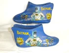 Pr Vtg 1966 Children’s Vinyl Slippers Batman & Robin DC Comics