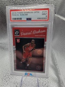 2016 panini donruss optic pascal siakam psa 9 RC