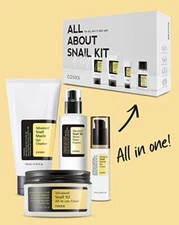 COSRX All about Snail Korean Skincare | TSA Approved Travel Size, Gift Set