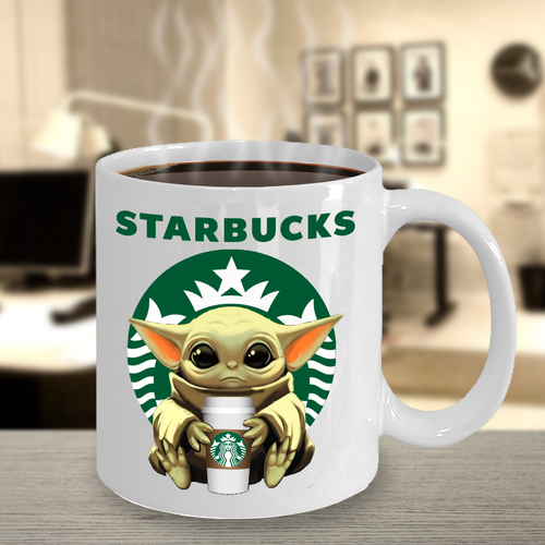 Starbucks Baby Yoda Star Wars Adorable Yoda STARBUCKS Fan Taza de Café Regalo - Imagen 3 de 12