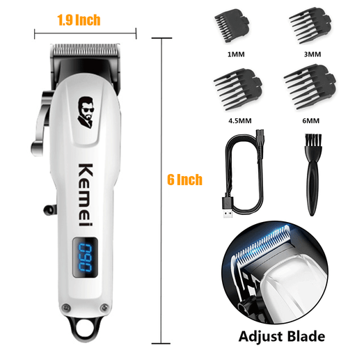 Profi Haarschneidemaschine Trimmer Rasierer Haarschneidemaschine Schneiden Bart Akku Friseur - Bild 10 von 26