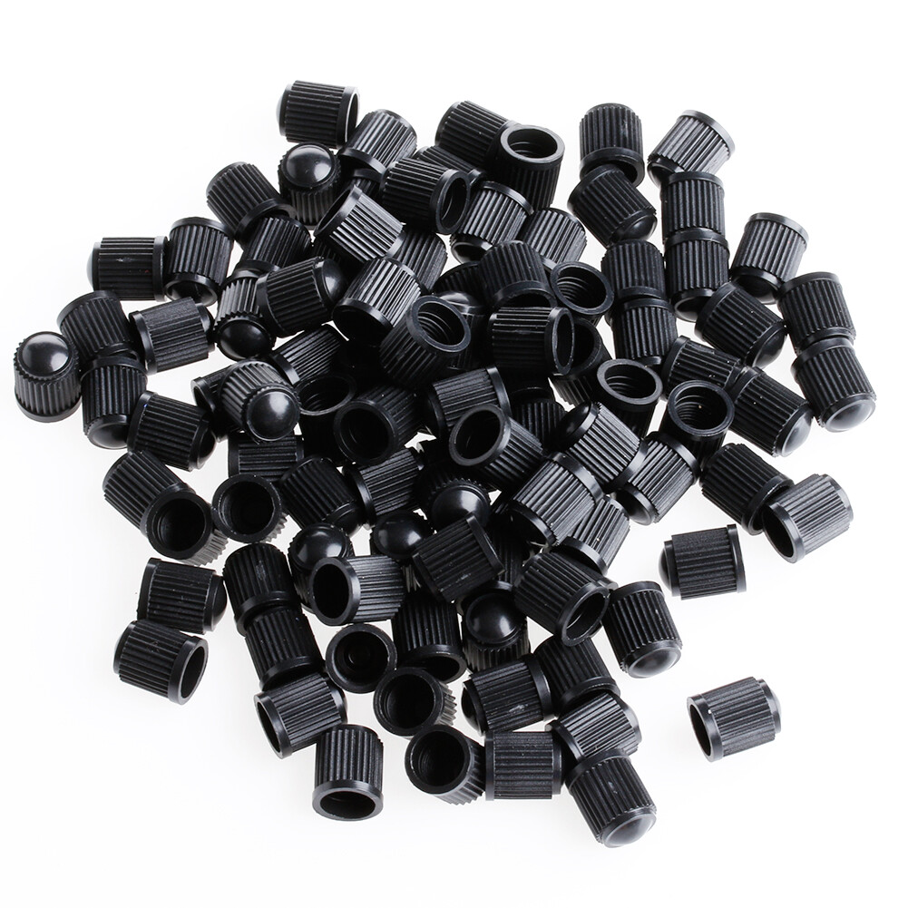 New 100x Plastic Auto Car Bike Motorcycle Truck wheel Tire for Stem Caps