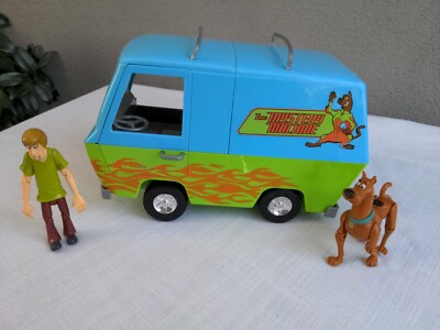 Vtg Scooby Doo Rumble & Race Mystery Machine SD + Figures Motion +