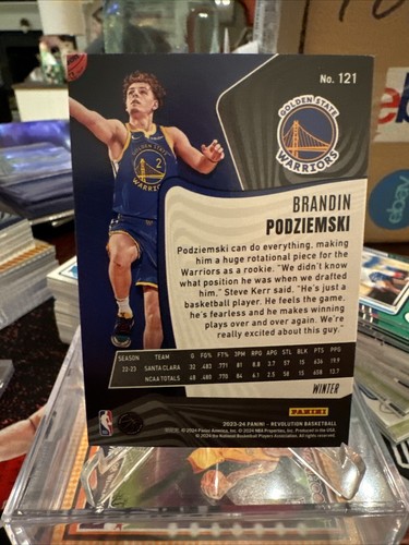 2023-24 Panini Revolution Basketball #121 Brandin Podziemski Rookie RC Astro SP - Picture 2 of 2