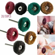 25mm Abrasive Wheel Buffing Polishing Pad Kit Grinding Dremel Rotary Tool 2025