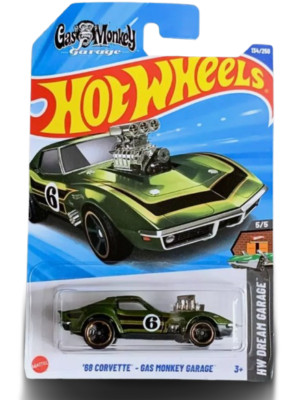 Hot Wheels 68 Corvette Gas Monkey Garage #134 Mainline 2025 Case F